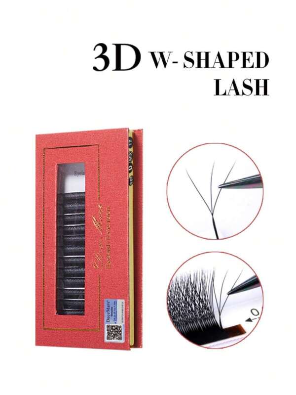 3D W Shaped Eyelashes Extensions 3 Tips - Image 2